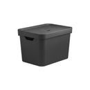 Caixa Organizadora Ou com Tampa 18L Linha Cube