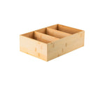 Caixa Organizadora Ou com Três Divisórias 5L Linha Keep