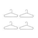 Kit de 4 cabides Light Ou