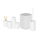 Kit de Banheiro Completo com Lixeira de Piso/Parede Ou 6 Unidades Linha Aura