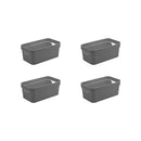 Kit de Caixa Organizadora Ou 4 Unidades 5,3L Linha Cube