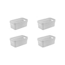 Kit de Caixa Organizadora Ou 4 Unidades 5,3L Linha Cube