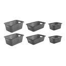 Kit de Cestas Organizadoras Ou 6 Peças