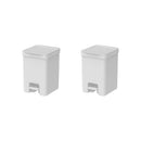 Kit de Lixeiras com Pedal Ou 2 Unidades 12L Linhas Trium