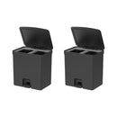 Kit de Lixeiras com Pedal Ou 2 Unidades 20L Linha Trium