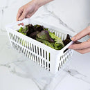 Kit de Organizadores de Geladeira Ou 3 Unidades 30x15x13 Linha Clear Fresh