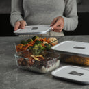 Kit de Potes de Vidro Herméticos Ou 2 Peças Linha Fresh Lock