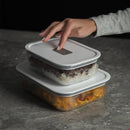 Kit de Potes de Vidro Herméticos Ou 2 Peças Linha Fresh Lock