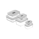 Kit de Potes de Vidro Herméticos Ou 6 Peças Linha Fresh Lock