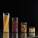 Kit de Potes Herméticos Ou Quadrados 4 Peças Linha Duo Lock