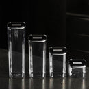 Kit de Potes Herméticos Ou Quadrados 4 Peças Linha Duo Lock