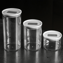 Kit de Potes Herméticos Ou Redondos 3 Peças Linha Duo Lock