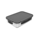 Kit de Potes Organizadores de Geladeira Retangular Ou 6 Unidades 870ml Linha Click