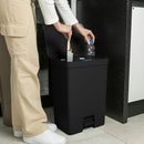 Lixeira com Pedal com Duplo Compartimento Ou 30L Linha Trium