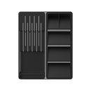 Organizador de Facas e Talheres Ou Linha Clear Gavetas