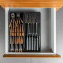 Organizador de Facas e Talheres Ou Linha Clear Gavetas