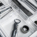 Organizador de Gavetas  Ou 15 x 15 x 5,6cm Linha Clear Gavetas