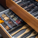 Organizador de Gavetas Ou 37,5 x 30 x 5,6cm Linha Clear Gavetas