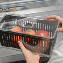 Organizador de Geladeira com Cesto Ou 5L Linha Clear Fresh