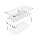 Organizador de Geladeira com Tampa Ou 5L Linha Clear Fresh