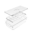 Organizador de Ovos com Tampa Ou 18 Ovos Linha Clear Fresh