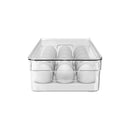 Organizador de Ovos com Tampa Ou 18 Ovos Linha Clear Fresh