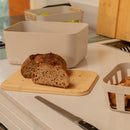 Porta Pão Ou com Tampa de Bambu Linha Lume