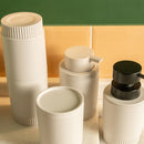 Porta Sabonete Líquido com Válvula Preta Ou Linha Dórica