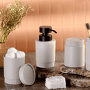 Porta Sabonete Líquido com Válvula Preta Ou Linha Dórica