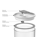 Pote Hermético Ou Redondo 450ml Linha Duo Lock