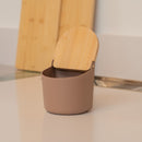 Saleiro com Tampa de Bambu Ou Linha Lume