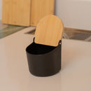 Saleiro com Tampa de Bambu Ou Linha Lume