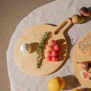 Tábua de Servir Ou Redonda Grande Linha Lume