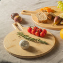 Tábua de Servir Ou Redonda Grande Linha Lume